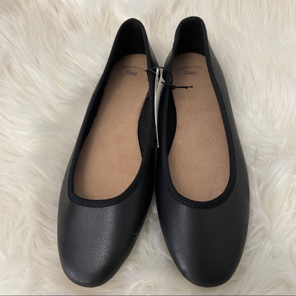 GAP | Black leather like flats